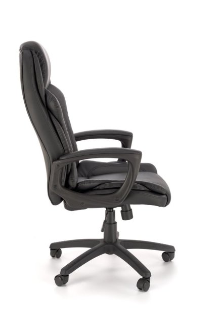 Kancelářské otočné křeslo MARIO — ekokůže, černá