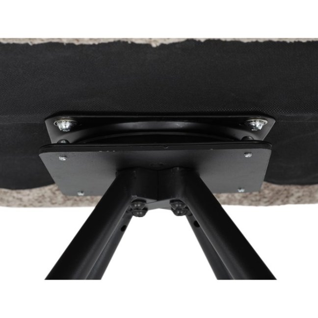 Jídelní otočné křeslo MANKA — kov, látka, více barev - Barevné varianty jídelního křesla MANKA: Šedá