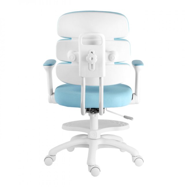Dětská rostoucí židle Neoseat KIDDY THREE — látka, pratelný potah, modrá