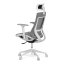 Kancelářská ergonomická židle SIVAL — síť, šedá