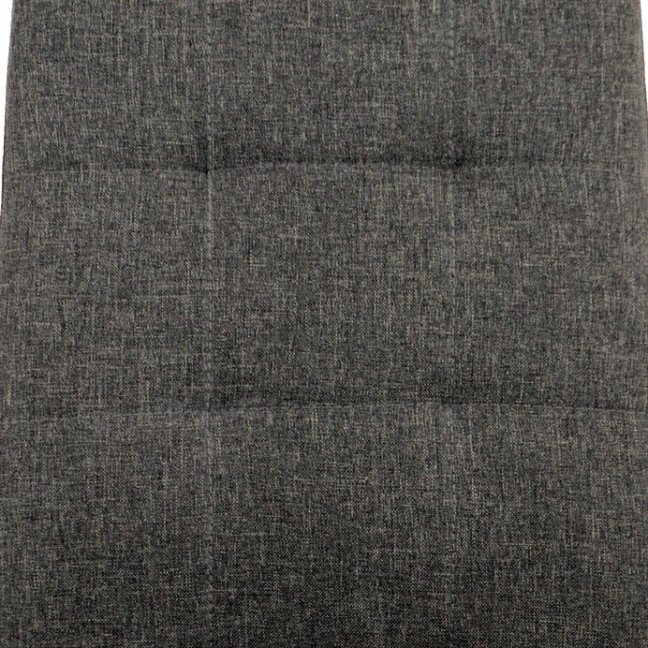 Jídelní židle LALI — kov, látka, šedá