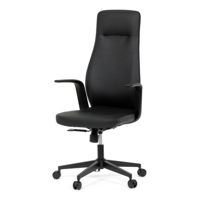 Kancelářské křeslo ERVIN — ekokůže, černá