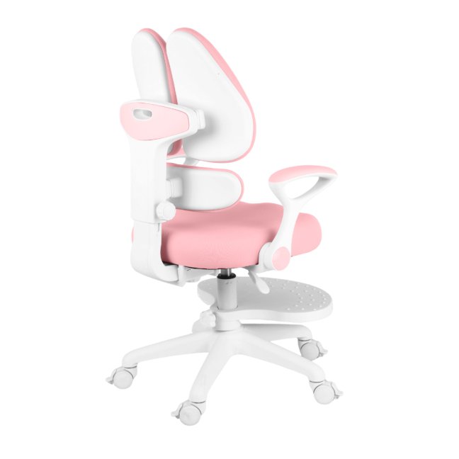 Dětská rostoucí židle Neoseat KIDDY TWO — látka, pratelný potah, růžová