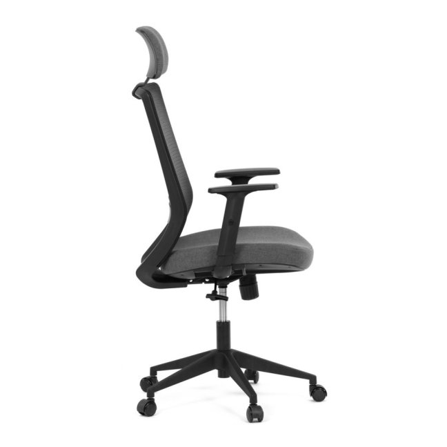 Kancelářská ergonomická židle SENA — látka, černá