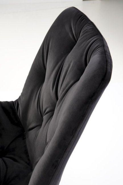 Jídelní otočná židle ROSITA — kov, látka, černá / více barev