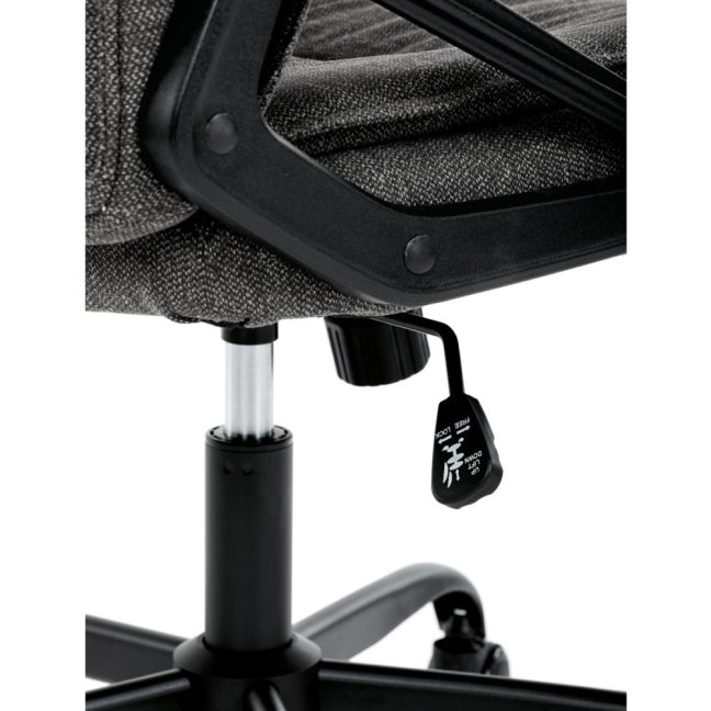 Kancelářské křeslo EBRO — látka, šedá