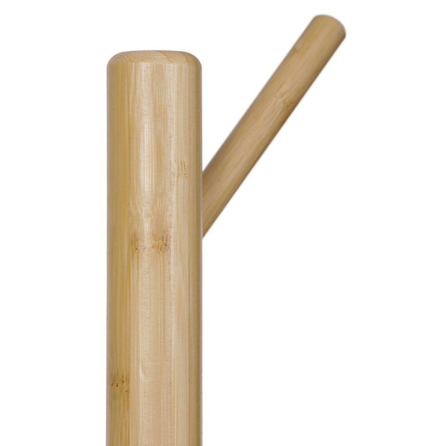 Stojanový věšák TETRA — masiv, přírodní / bílá