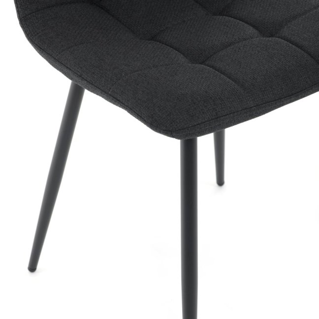 Jídelní židle KLAUDIUS — kov, látka, nosnost 150 kg, více barev - Barevné varianty jídelní židle KLAUDIUS: Šedá