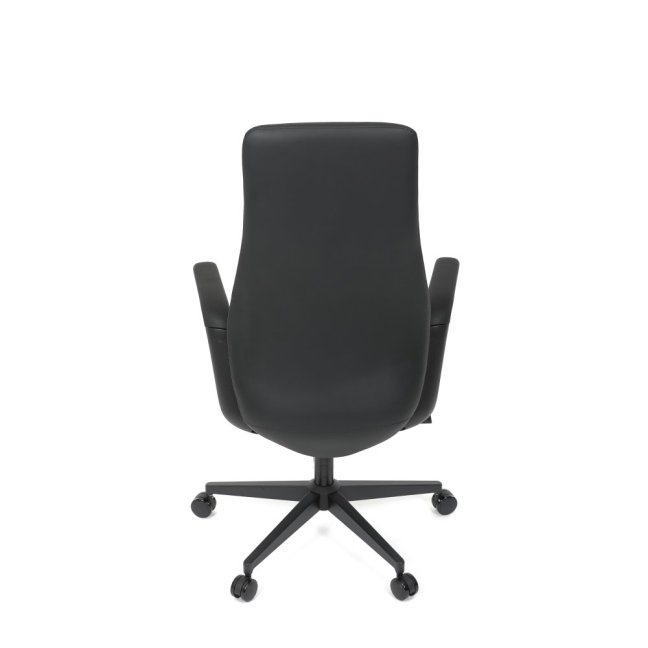 Kancelářské křeslo ERVIN — ekokůže, černá