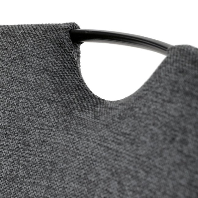 Jídelní židle MARLENE — kov, látka, více barev - Barevné varianty jídelní židle MARLENE: Šedá