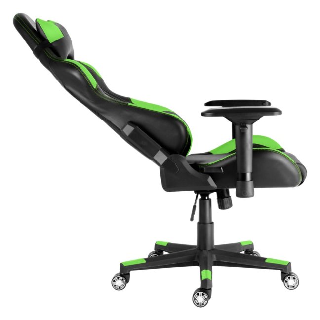 Herní židle Racing Pro ZK-012 — ekokůže, černá / zelená