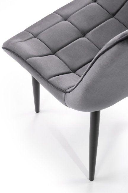 Jídelní židle GANSO — kov, samet, více barev