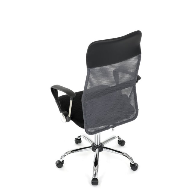 Kancelářská otočná židle MALFE — látka, šedá