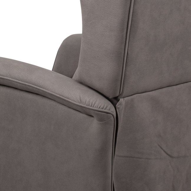 Relaxační křeslo ušák TELMAR s elektrickým polohováním — 2 motory, látka, béžová