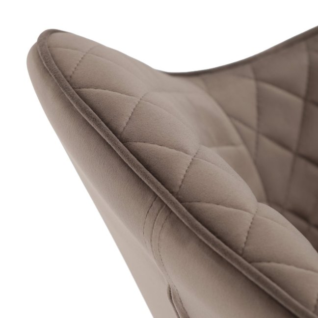 Jídelní otočné křeslo ARNOLD — kov, samet, více barev