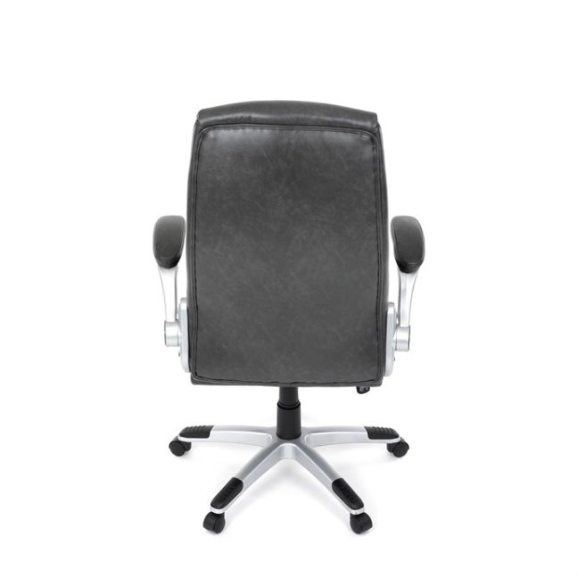 Kancelářské křeslo KURO — ekokůže, šedá