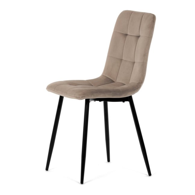 Jídelní židle THEO II — kov, samet, více barev - Barevné varianty židle THEO II: Modrá