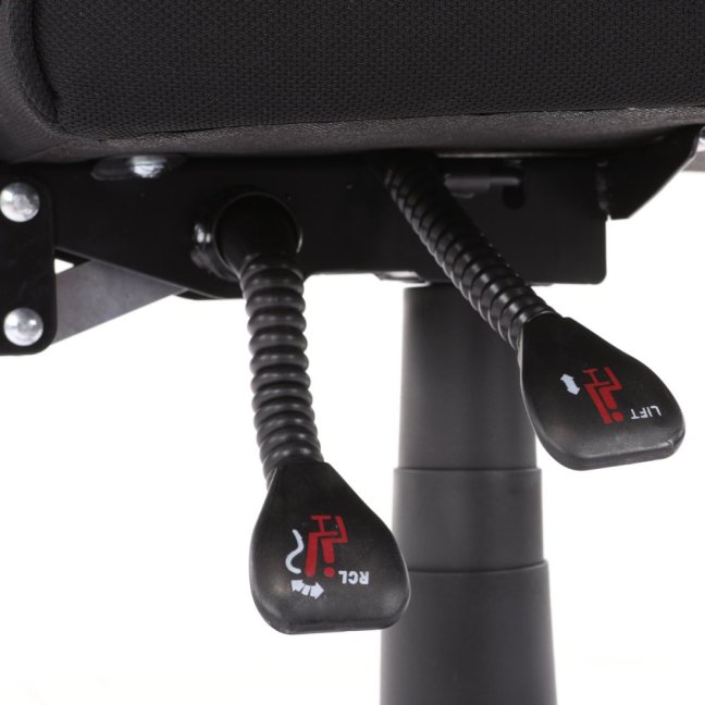 Kancelářské křeslo RUPERT — síť / látka, černá