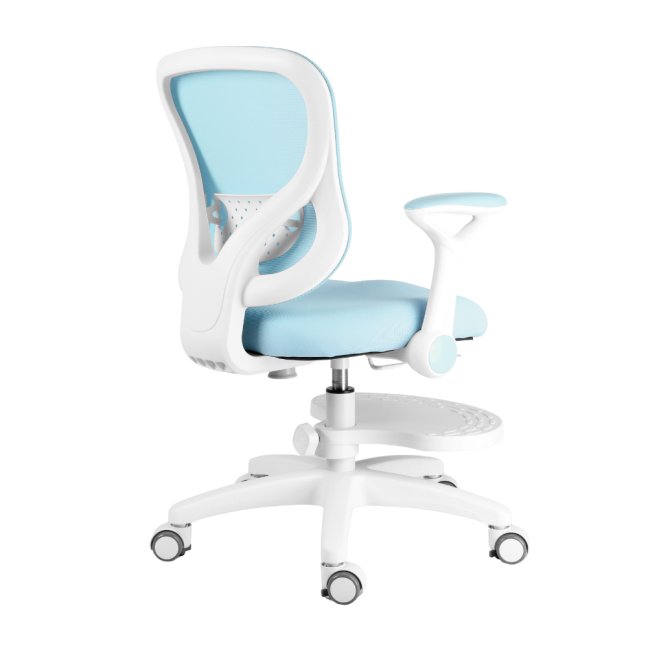 Dětská rostoucí židle Neoseat JUNI 007 — látka, pratelný potah, modrá