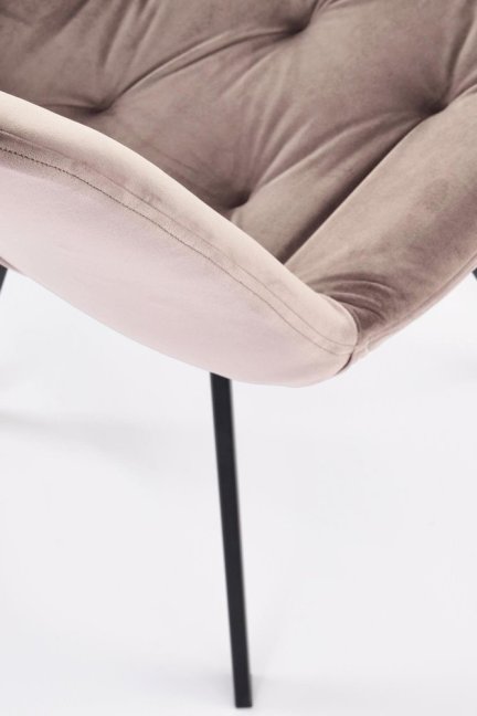 Jídelní otočná židle ROSITA — kov, látka, černá / více barev