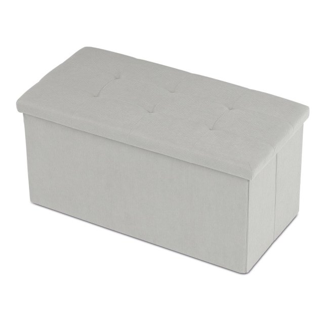 Taburet AFRODITE s úložným prostorem — manšestr, více barev