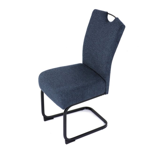 Jídelní židle MARLENE — kov, látka, více barev - Barevné varianty jídelní židle MARLENE: Šedá