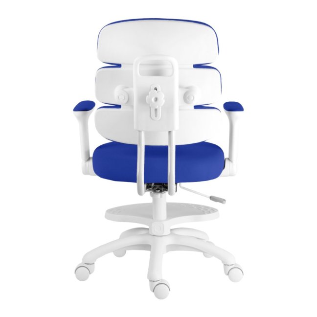 Dětská rostoucí židle Neoseat KIDDY THREE — látka, pratelný potah, tmavě modrá
