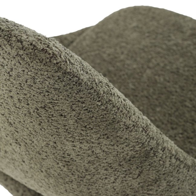 Jídelní židle TALISE — kov, látka, stříbrná / více barev