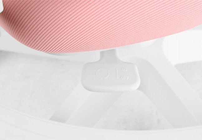 Dětská rostoucí židle Neoseat KIDDY FIVE — látka, pratelný potah, růžová