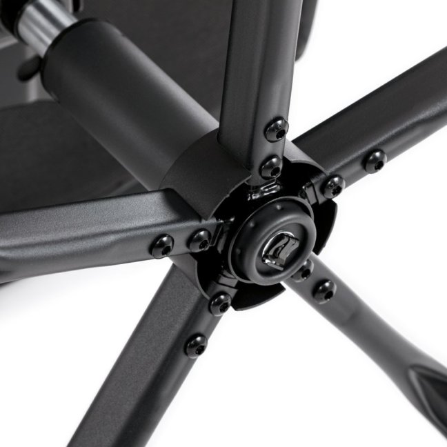 Kancelářské křeslo PEDRO — ekokůže, černá