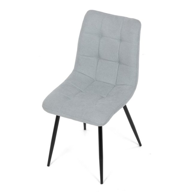 Jídelní židle MONDE — kov, látka, více barev - Barevné varianty jídelní židle MONDE: Stříbrná