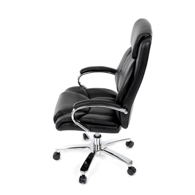 Kancelářské křeslo RYZAR — ekokůže, černá