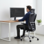 Kancelářská ergonomická židle Neoseat TASCO — síť / látka, černá, nosnost 150 kg