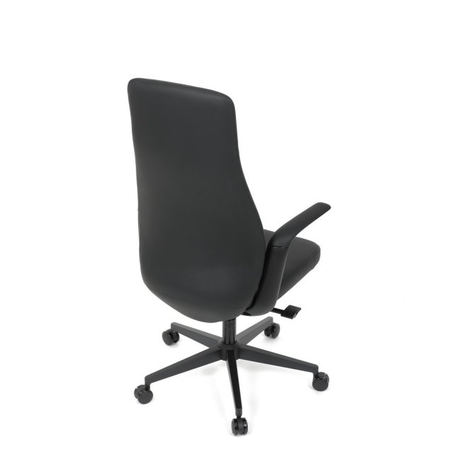 Kancelářské křeslo ERVIN — ekokůže, černá