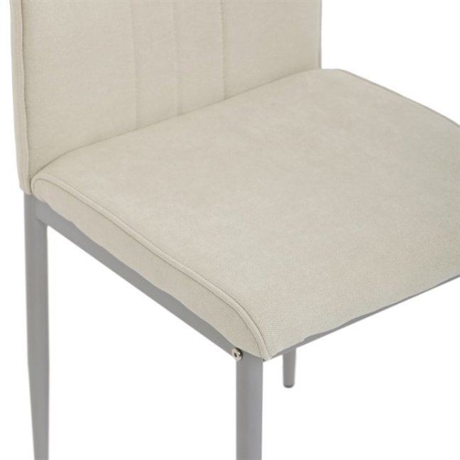 Jídelní židle MAUS — kov, látka, více barev - Barevné varianty jídelní židle MAUS: Krémová