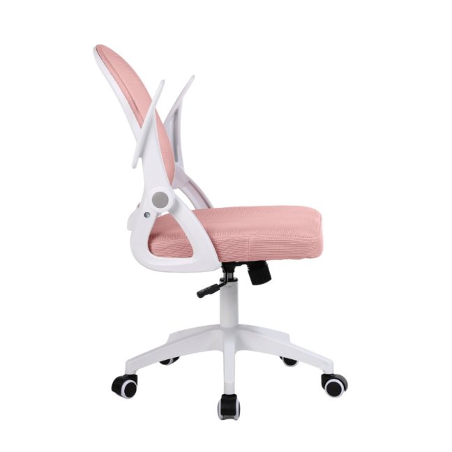 Dětská otočná židle Neoseat JUNI 011 — látka, růžová