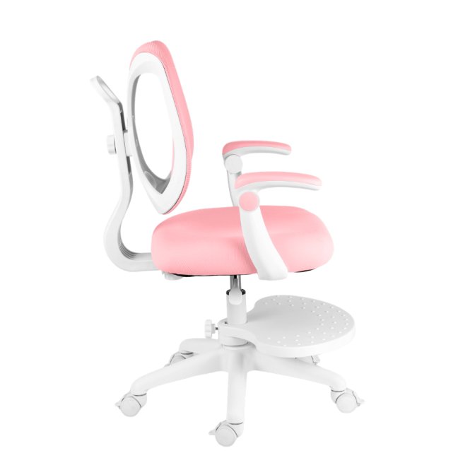 Dětská rostoucí židle Neoseat JUNI 022 — látka, pratelný potah, růžová