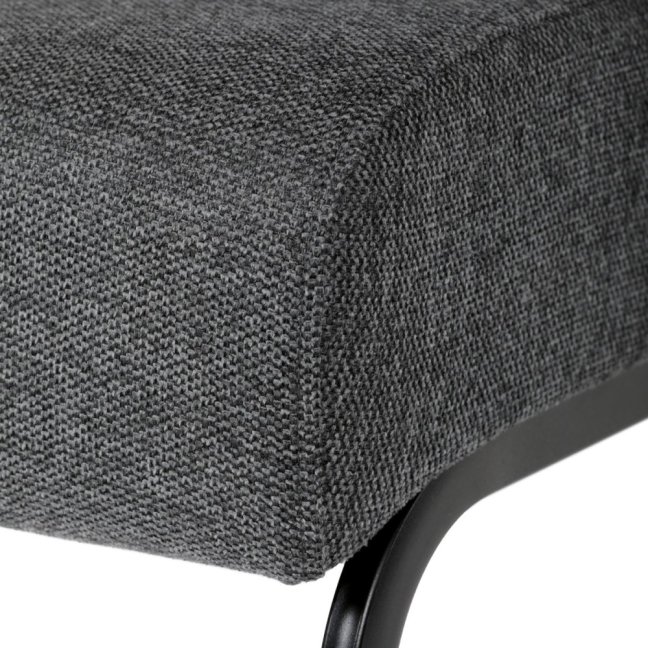 Jídelní židle MARLENE — kov, látka, více barev - Barevné varianty jídelní židle MARLENE: Šedá