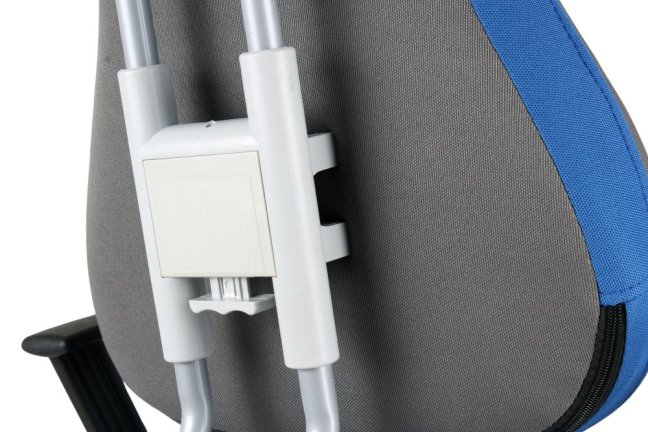 Dětská rostoucí židle Neoseat KINDER PLUS — látka, šedá / modrá