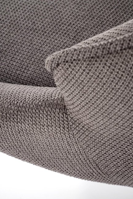 Jídelní křeslo KORFU — kov, látka, šedá