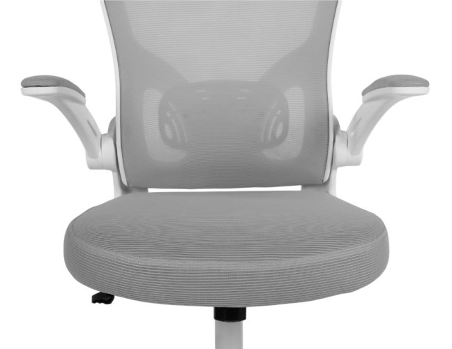 Dětská otočná židle Neoseat LEXI — látka, šedá