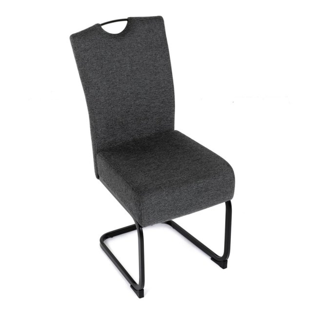 Jídelní židle MARLENE — kov, látka, více barev - Barevné varianty jídelní židle MARLENE: Šedá