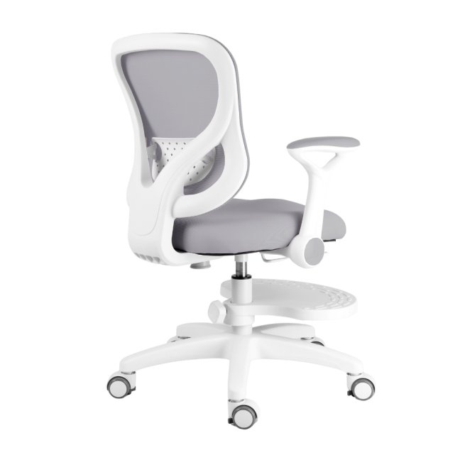 Dětská rostoucí židle Neoseat JUNI 007 — látka, pratelný potah, šedá (rozbaleno)