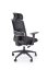 Kancelářská ergonomická židle SWIFT — síť / látka, černá