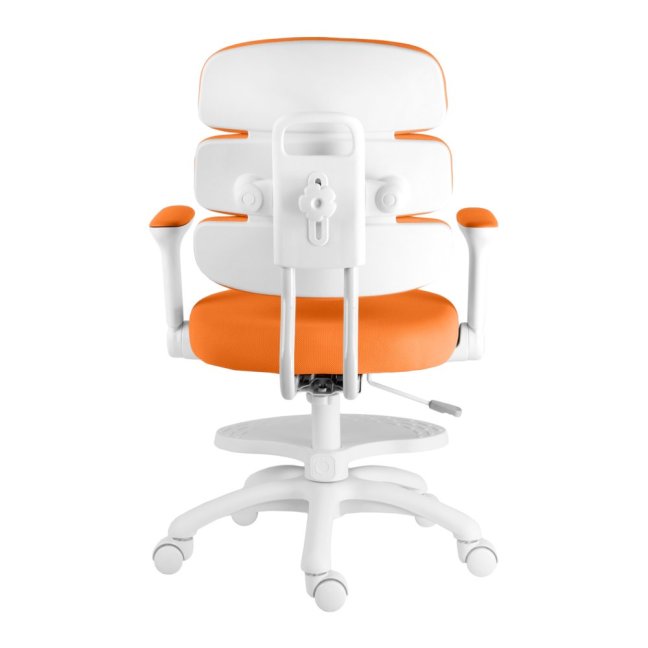 Dětská rostoucí židle Neoseat KIDDY THREE — látka, pratelný potah, oranžová