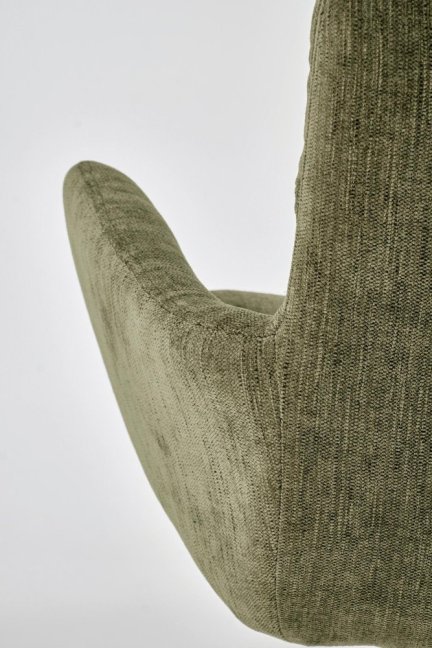 Jídelní otočné křeslo KORNY — kov, látka, více barev - Barevné varianty jídelní křesla KORNY: Olivová