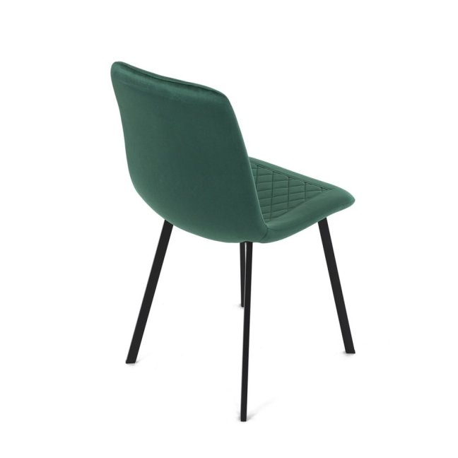 Jídelní židle PAIGE — kov, samet, více barev