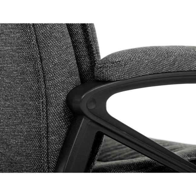 Kancelářské křeslo EBRO — látka, šedá
