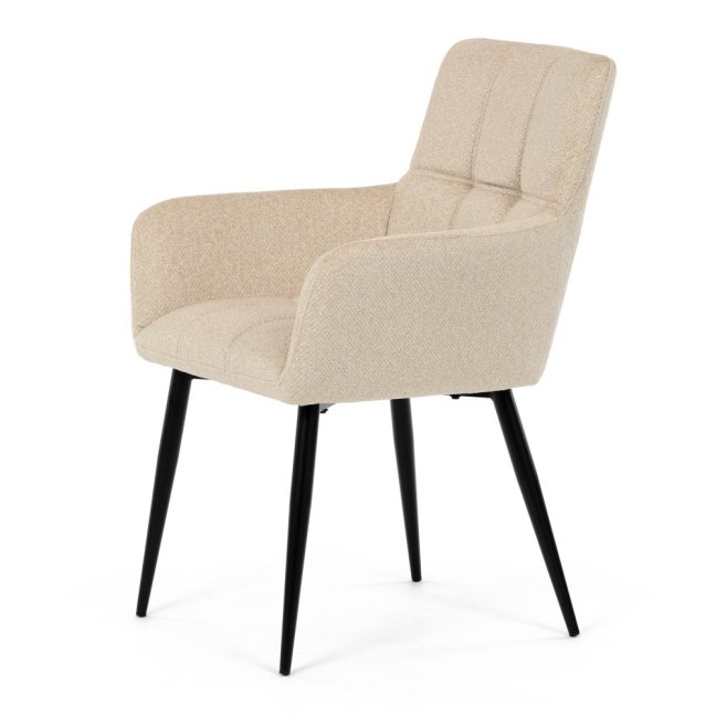 Jídelní křeslo LYON — kov, látka, více barev - Barevné varianty jídelního křesla LYON: Tmavě šedá