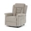 TV křeslo SARGON s elektrickým polohováním — 2 motory, látka, béžová